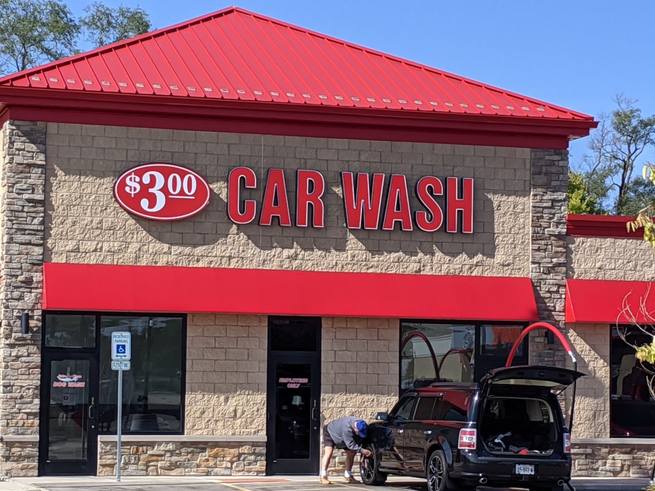 storefront sign idea for car wash